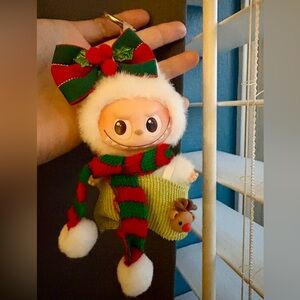 Christmas outfit for mini labubu (pin for love size)